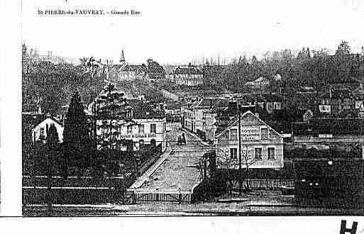 Ville de SAINTPIERREDUVAUVRAY Carte postale ancienne