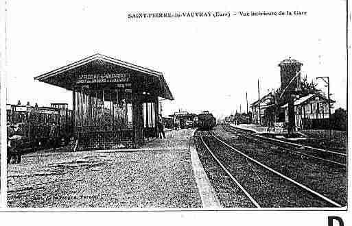 Ville de SAINTPIERREDUVAUVRAY Carte postale ancienne Ville de SAINTPIERREDUVAUVRAY Carte postale ancienne