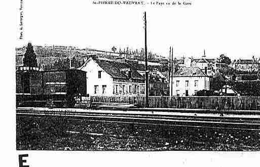 Ville de SAINTPIERREDUVAUVRAY Carte postale ancienne