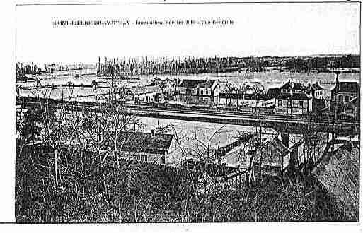 Ville de SAINTPIERREDUVAUVRAY Carte postale ancienne