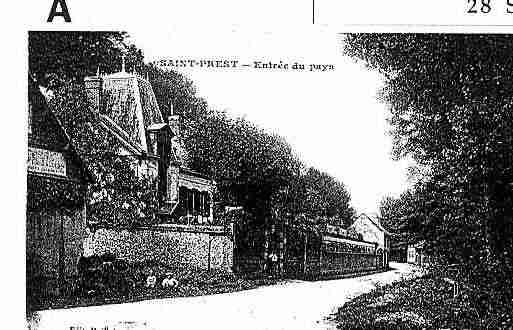 Ville de SAINTPREST Carte postale ancienne