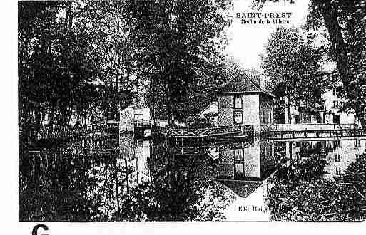 Ville de SAINTPREST Carte postale ancienne