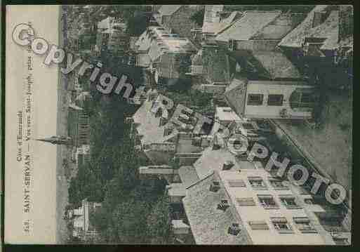 Ville de SAINTSERVAN Carte postale ancienne