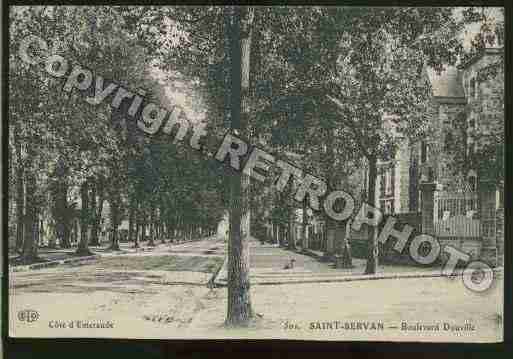 Ville de SAINTSERVAN Carte postale ancienne Ville de SAINTSERVAN Carte postale ancienne
