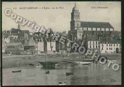 Ville de SAINTSERVAN Carte postale ancienne