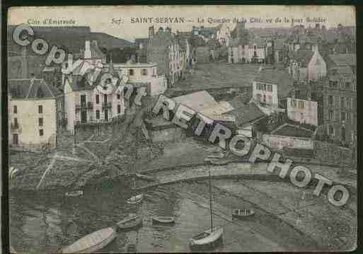 Ville de SAINTSERVAN Carte postale ancienne