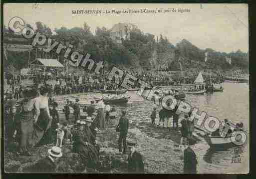 Ville de SAINTSERVAN Carte postale ancienne