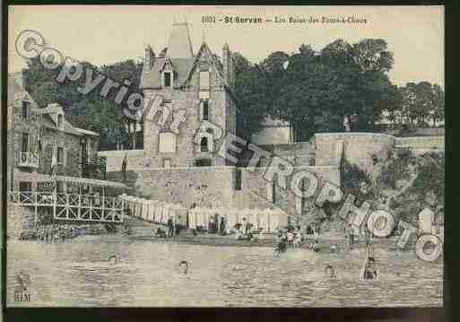 Ville de SAINTSERVAN Carte postale ancienne
