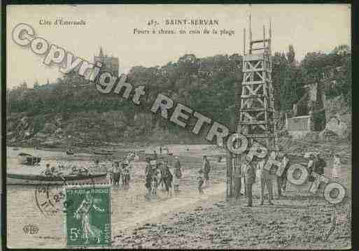 Ville de SAINTSERVAN Carte postale ancienne