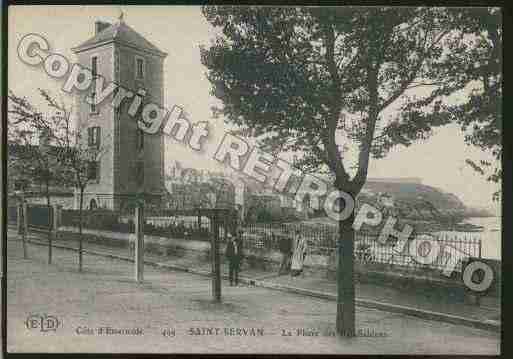 Ville de SAINTSERVAN Carte postale ancienne