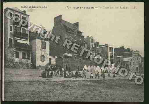Ville de SAINTSERVAN Carte postale ancienne