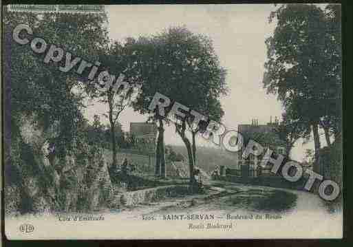 Ville de SAINTSERVAN Carte postale ancienne