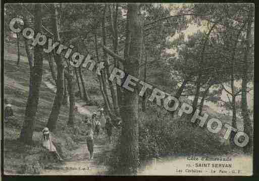 Ville de SAINTSERVAN Carte postale ancienne