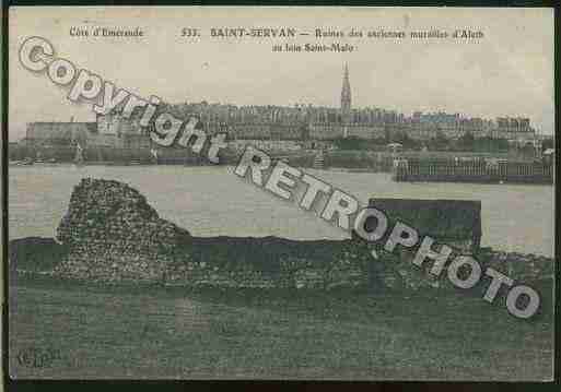Ville de SAINTSERVAN Carte postale ancienne Ville de SAINTSERVAN Carte postale ancienne