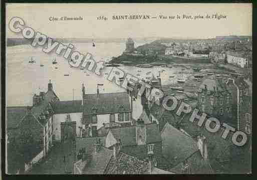 Ville de SAINTSERVAN Carte postale ancienne