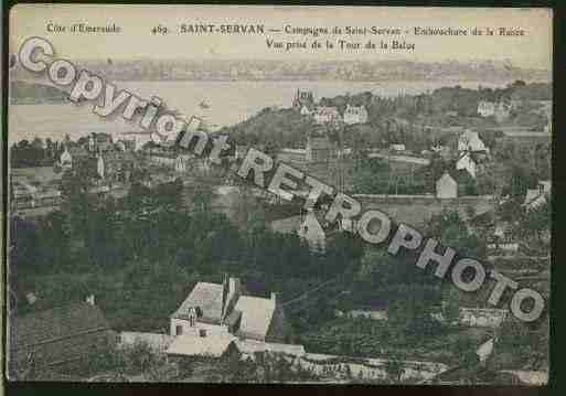 Ville de SAINTSERVAN Carte postale ancienne