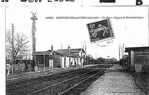 Ville de SAINTSEURINSURL\\\'ISLE Carte postale ancienne