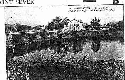 Ville de SAINTSEVER Carte postale ancienne