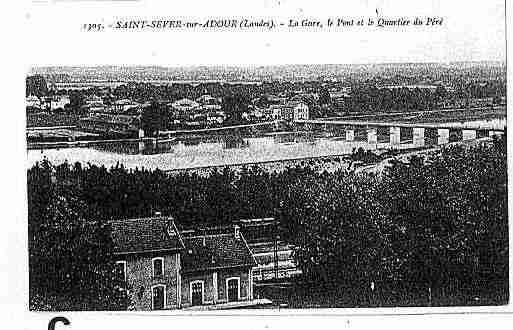 Ville de SAINTSEVER Carte postale ancienne