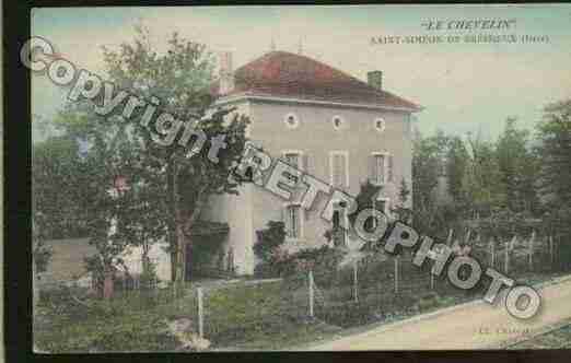 Ville de SAINTSIMEONDEBRESSIEUX Carte postale ancienne Ville de SAINTSIMEONDEBRESSIEUX Carte postale ancienne