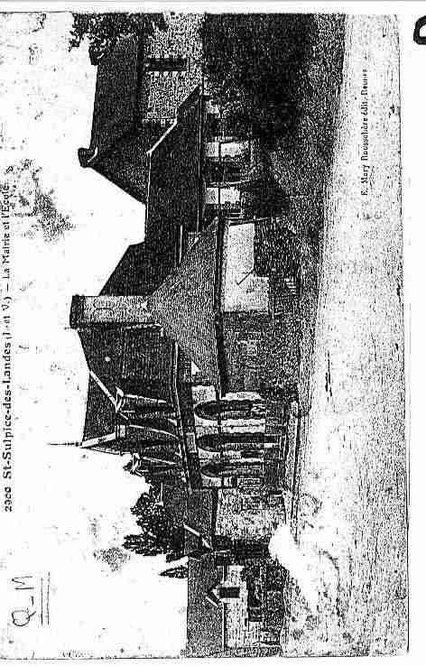 Ville de SAINTSULPICEDESLANDES Carte postale ancienne