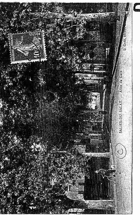Ville de SALIESDUSALAT Carte postale ancienne