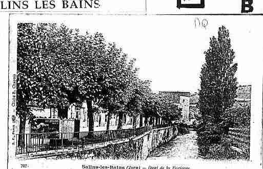 Ville de SALINSLESBAINS Carte postale ancienne