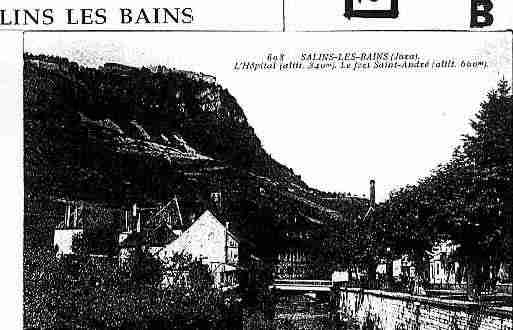 Ville de SALINSLESBAINS Carte postale ancienne