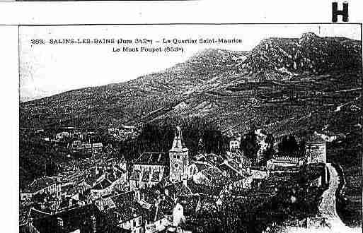 Ville de SALINSLESBAINS Carte postale ancienne
