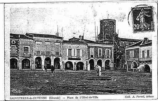 Ville de SAUVETERREDEGUYENNE Carte postale ancienne