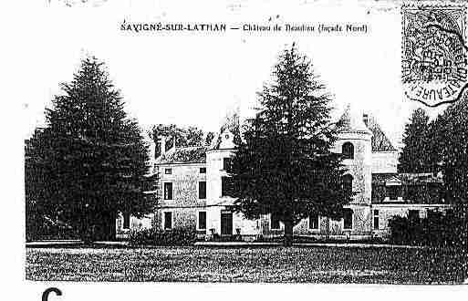 Ville de SAVIGNESURLATHAN Carte postale ancienne Ville de SAVIGNESURLATHAN Carte postale ancienne
