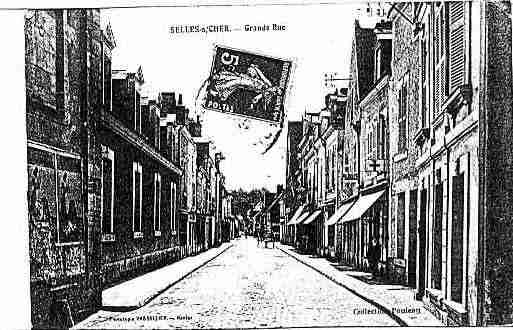 Ville de SELLESSURCHER Carte postale ancienne