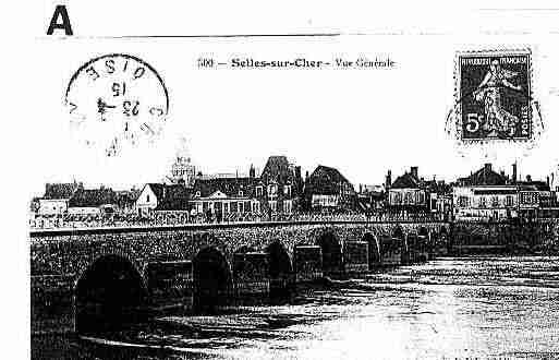 Ville de SELLESSURCHER Carte postale ancienne