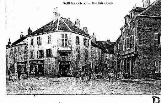 Ville de SELLIERES Carte postale ancienne