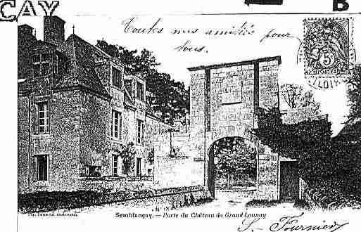 Ville de SEMBLANCAY Carte postale ancienne