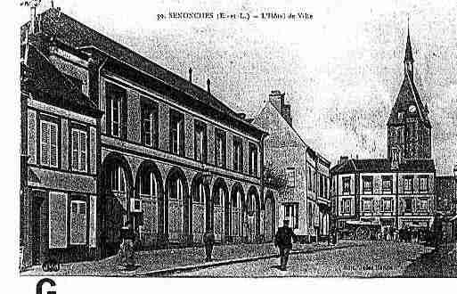 Ville de SENONCHES Carte postale ancienne