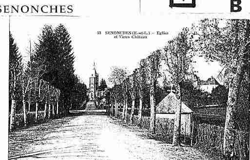 Ville de SENONCHES Carte postale ancienne