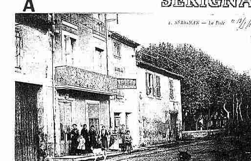 Ville de SERIGNAN Carte postale ancienne