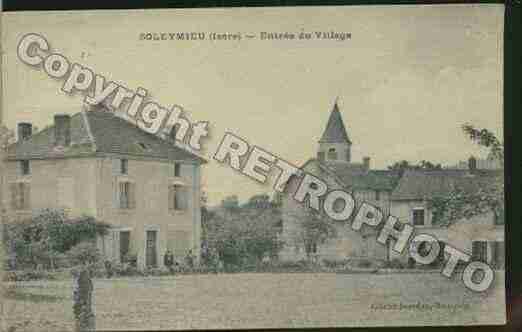 Ville de SOLEYMIEU Carte postale ancienne