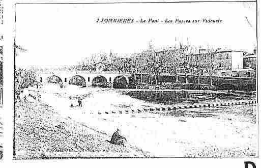 Ville de SOMMIERES Carte postale ancienne