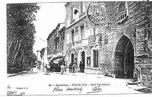 Ville de SOMMIERES Carte postale ancienne