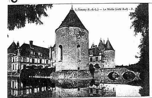 Ville de SONZAY Carte postale ancienne