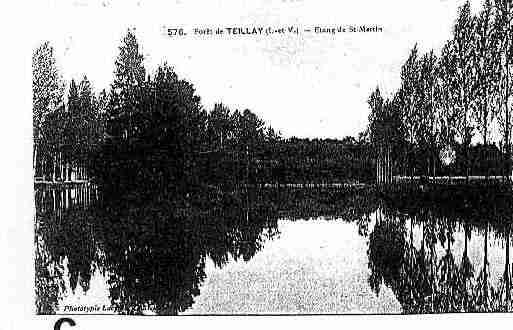 Ville de TEILLAY Carte postale ancienne