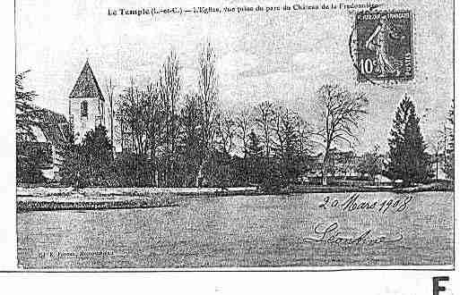 Ville de TEMPLE(LE) Carte postale ancienne