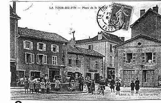 Ville de TOURDUPIN(LA) Carte postale ancienne