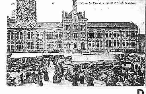 Ville de TOURS Carte postale ancienne