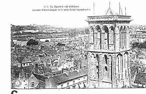 Ville de TOURS Carte postale ancienne