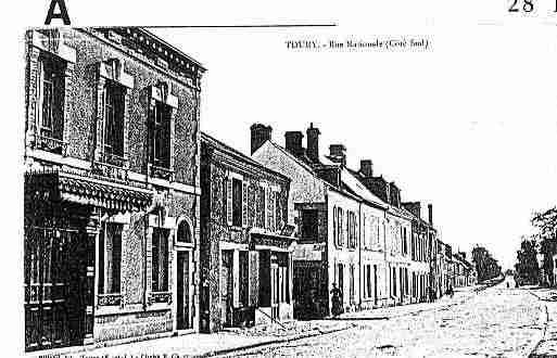 Ville de TOURY Carte postale ancienne