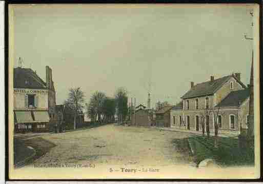 Ville de TOURY Carte postale ancienne