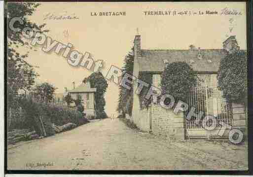 Ville de TREMBLAY Carte postale ancienne